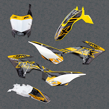 Комплект пластика JMC MXE/MXR (CRF-110 / PH10) с графикой 150 МХ