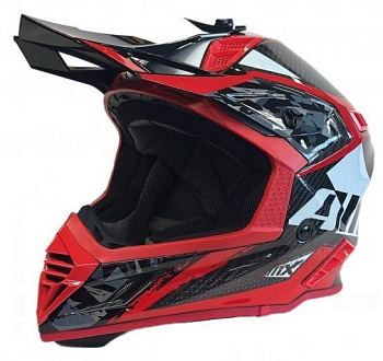 Шлем кроссовый AiM RH855 Carbon TERRAIN Black/Red