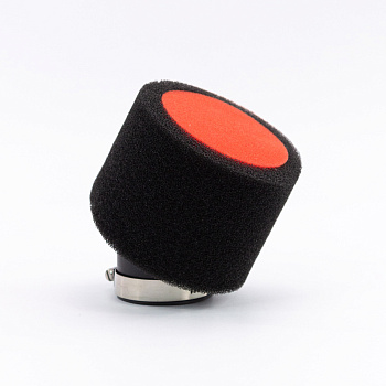 Фильтр воздушный 48 мм изогнутый 45 град. black outer