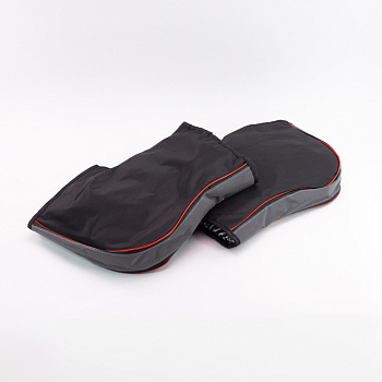 Муфты (защита рук) для мотоцикла FRM 1619 черно-красные (Черно-красный)